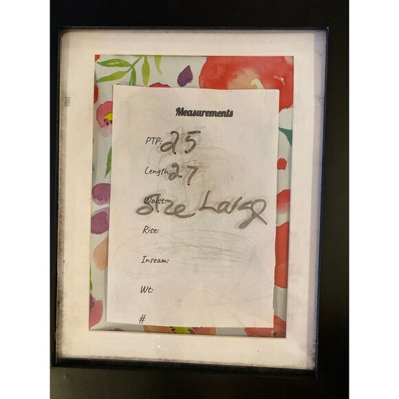 Est. 1946 Blouse Sz Large Oversized Flowy Creams & Blues Casual Top Cap Sleeves - Picture 11 of 11